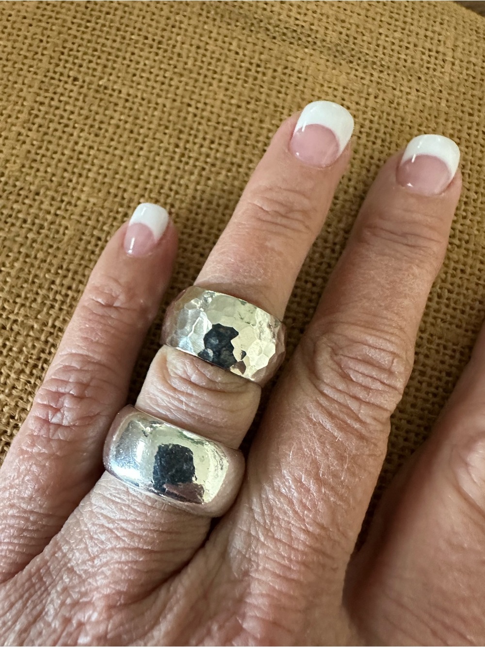 SILPADA Sterling Silver Hammered Wide Band